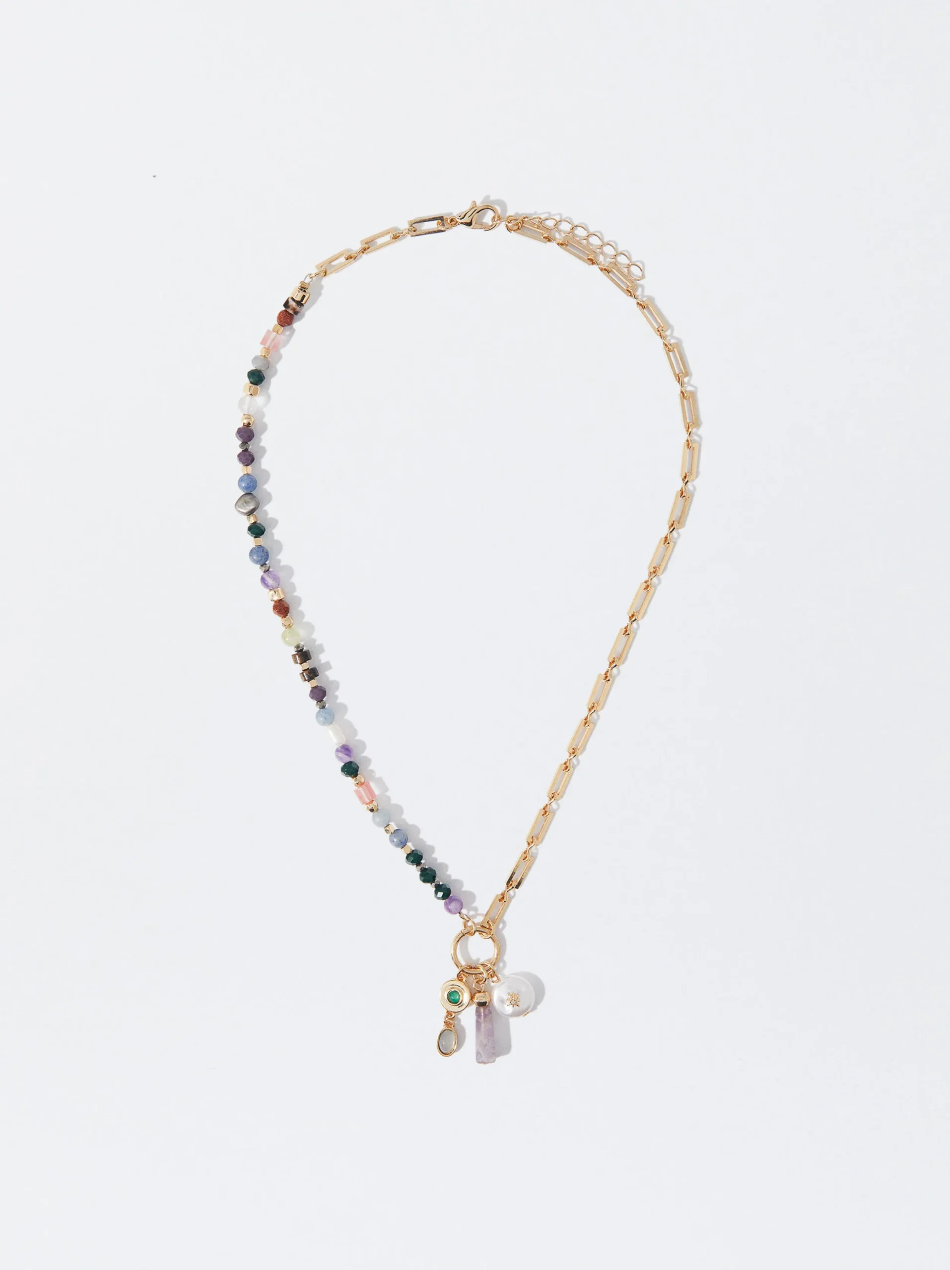 PARFOIS Collar Multicolor Con Piedra Multicor Best