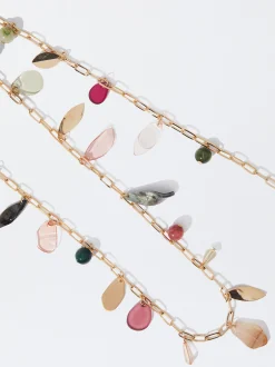 PARFOIS Collar Multicolor Con Piedra Multicor Fashion