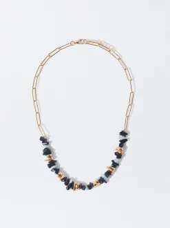 PARFOIS Collar Multicolor Con Piedra Multicor Fashion
