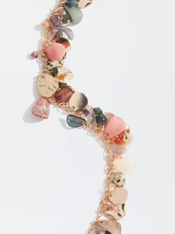PARFOIS Collar Multicolor Con Piedra Multicor Outlet