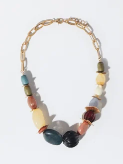 PARFOIS Collar Multicolor Con Piedra Multicor Best Sale