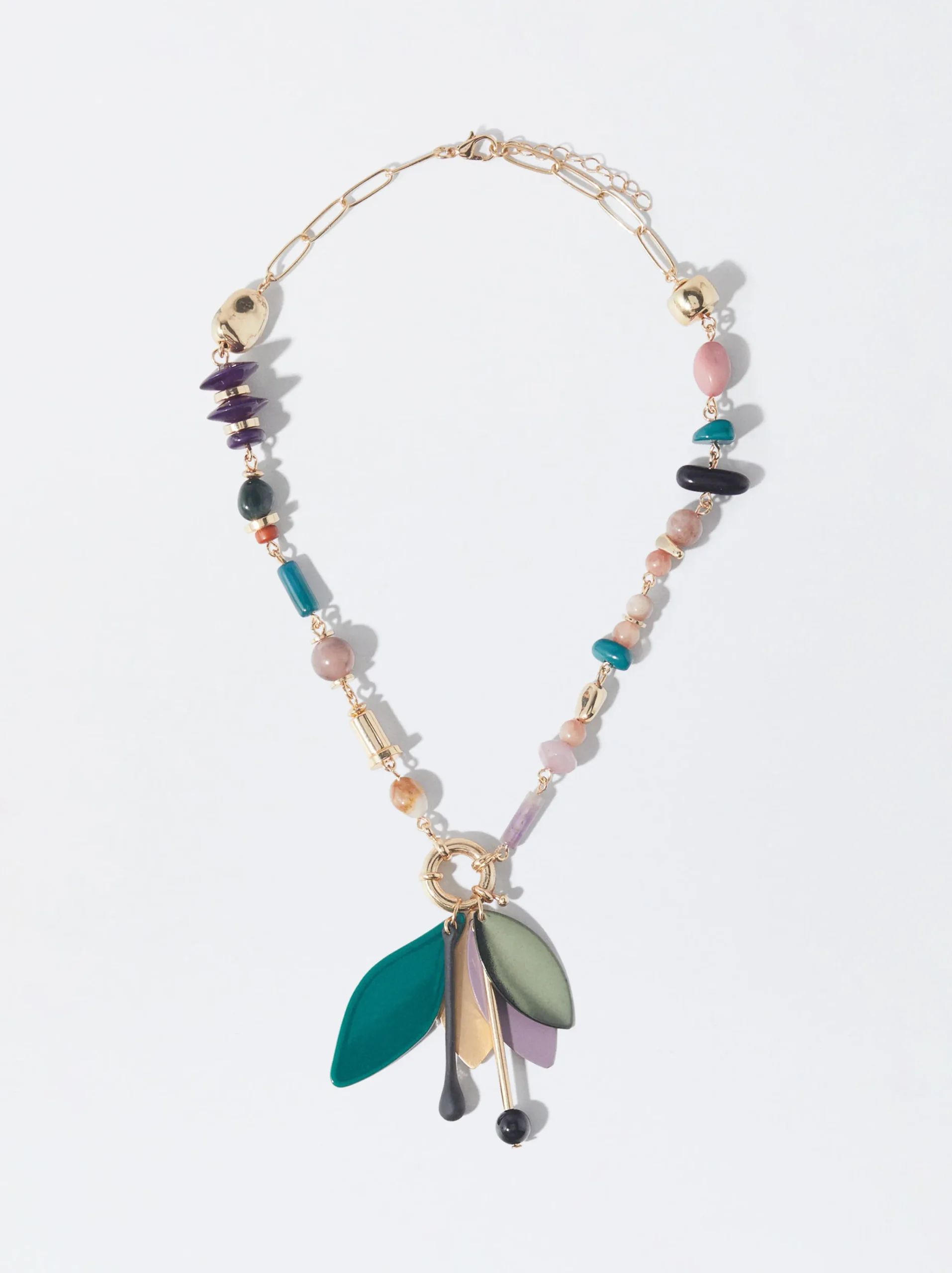 PARFOIS Collar Multicolor Con Piedras Multicor Best Sale