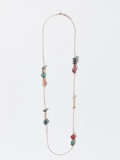 PARFOIS Collar Multicolor Con Piedras Multicor Cheap