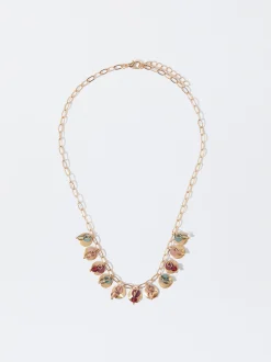 PARFOIS Collar Multicolor Con Piedra Multicor Best