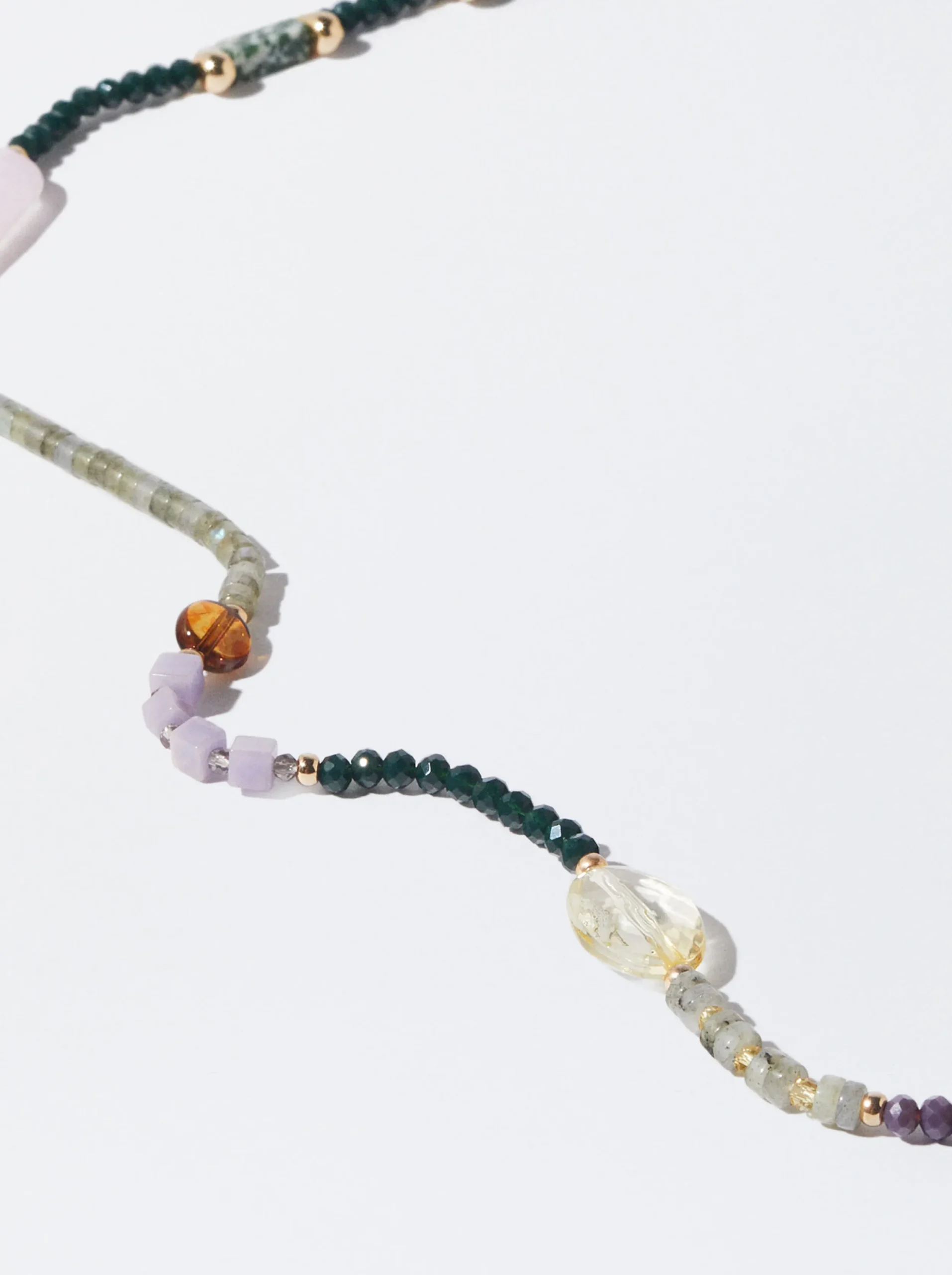 PARFOIS Collar Multicolor Con Piedras Multicor Cheap