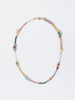 PARFOIS Collar Multicolor Con Piedras Multicor Hot
