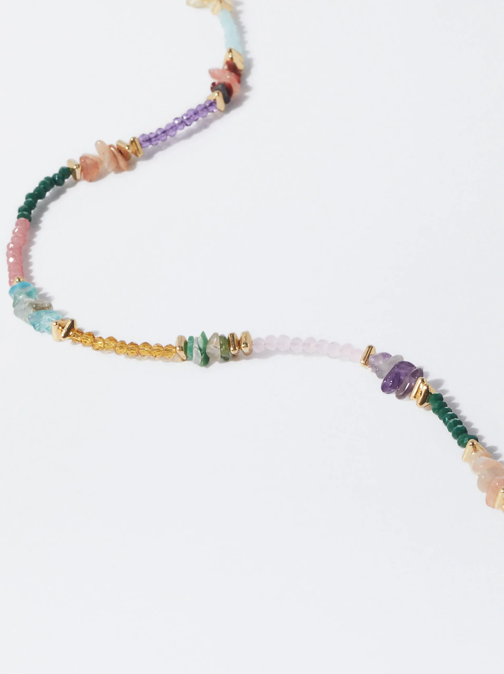 PARFOIS Collar Multicolor Con Piedras Multicor Hot