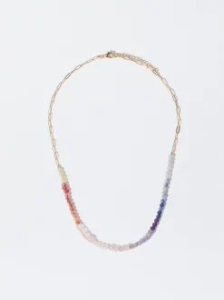 PARFOIS Collar Multicolor Con Piedra Multicor Cheap