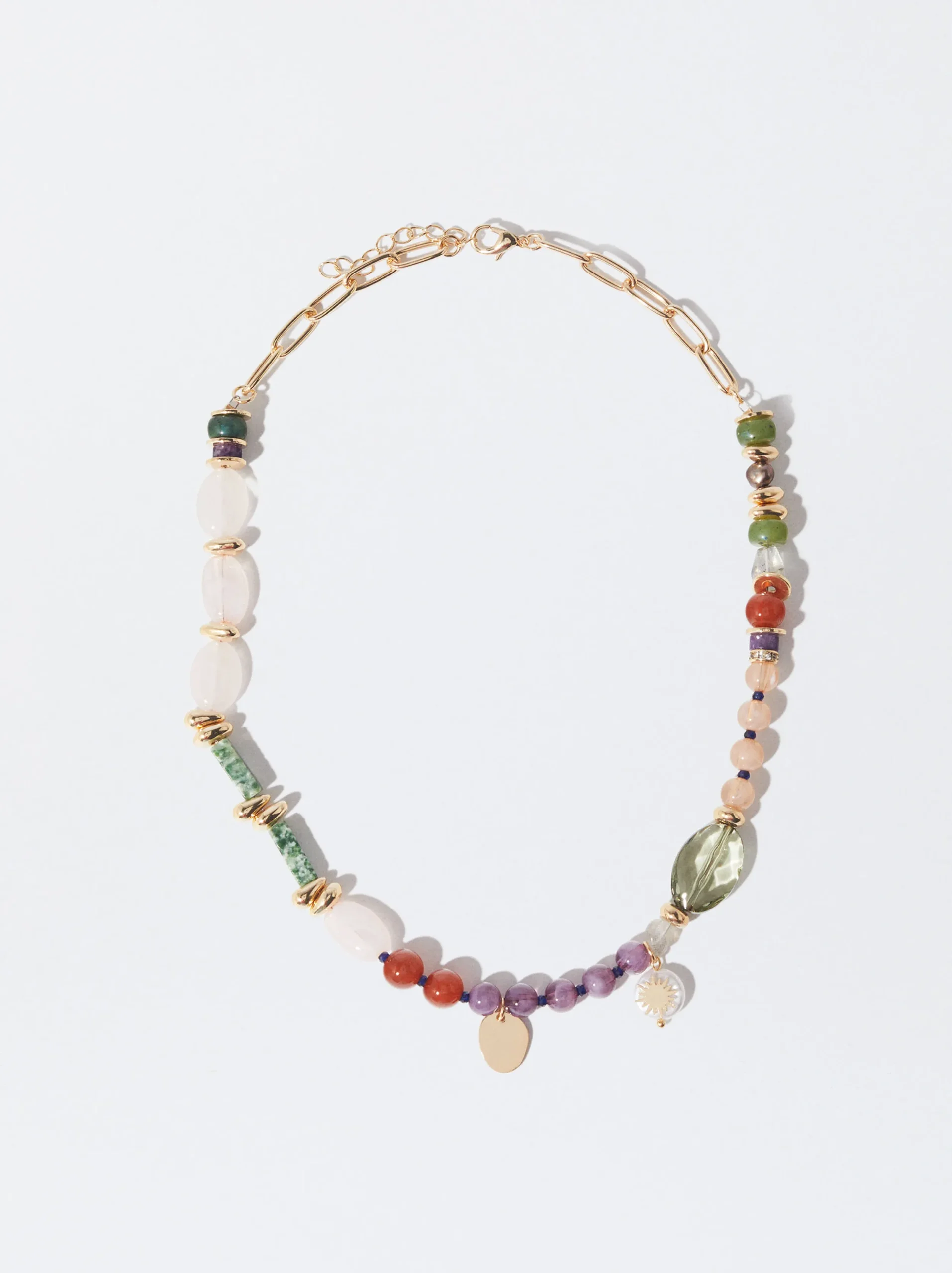 PARFOIS Collar Multicolor Con Piedra Multicor New
