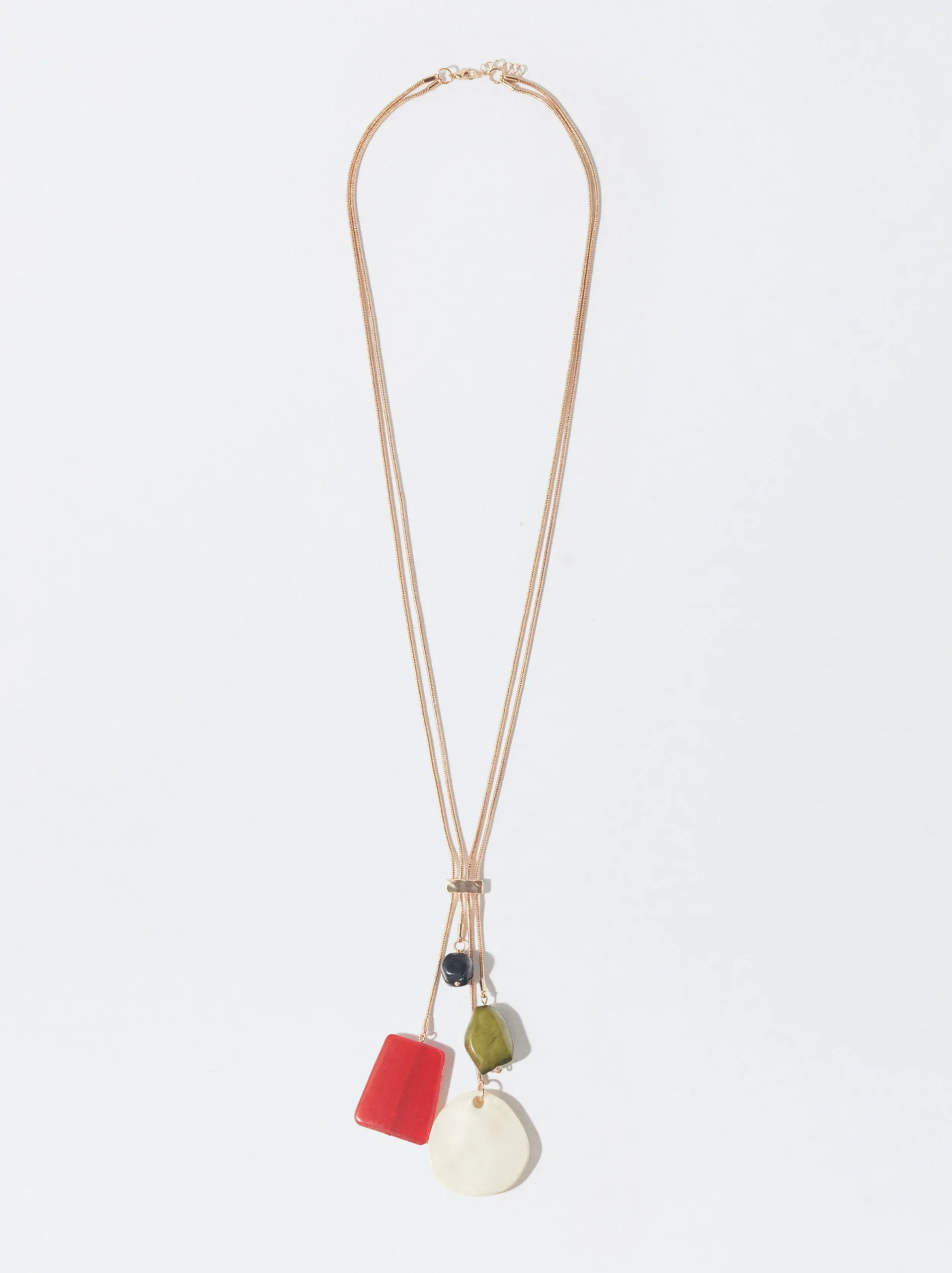 PARFOIS Collar Multicolor Con Piedra Multicor Online