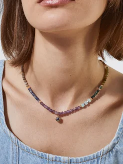 PARFOIS Collar Multicolor Con Piedras Multicor Discount