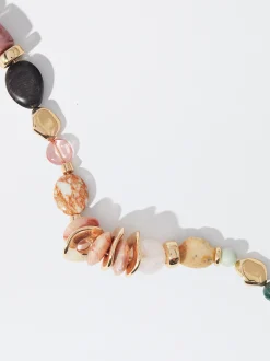 PARFOIS Collar Multicolor Con Piedra Multicor Fashion