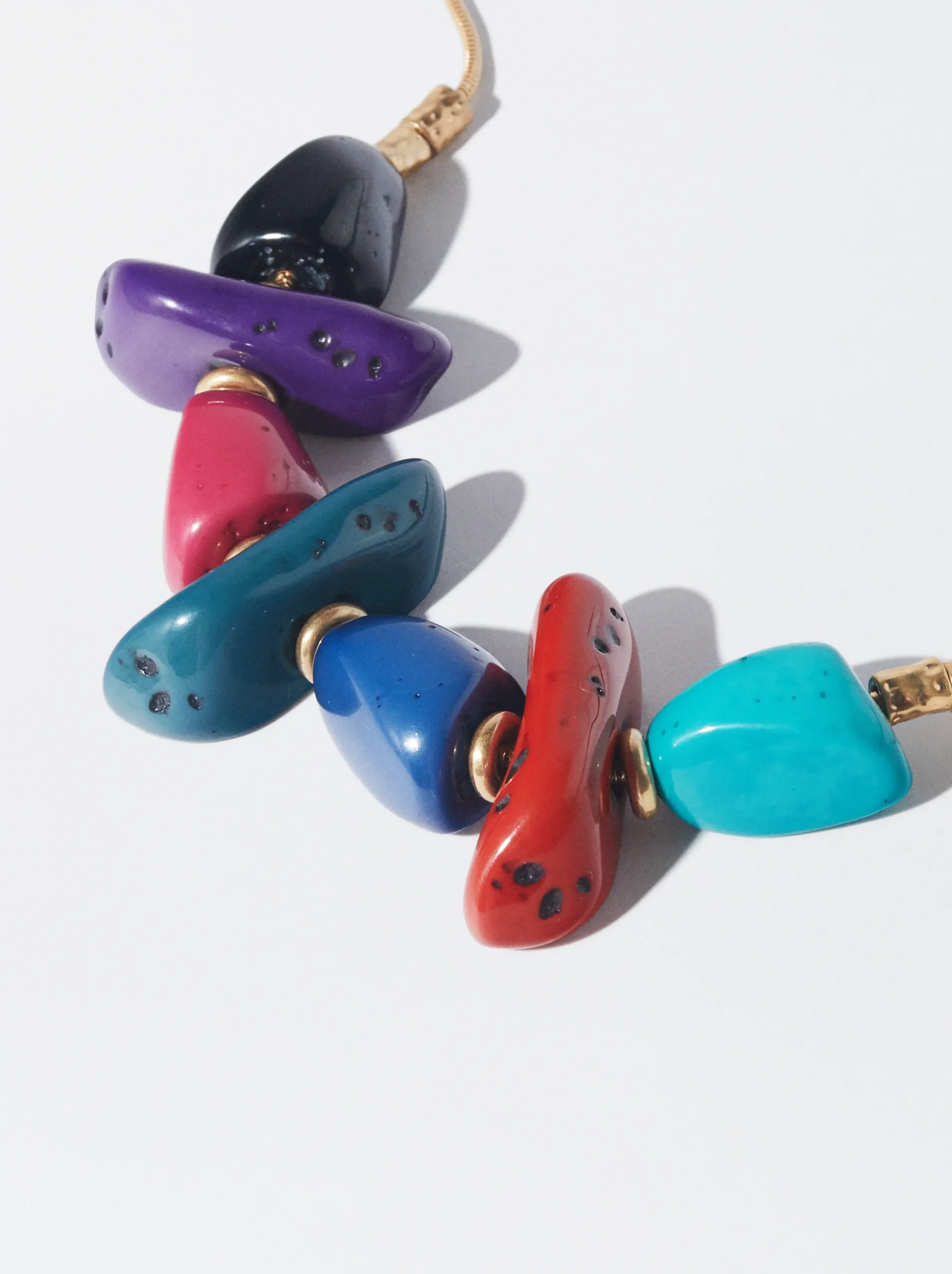 PARFOIS Collar Multicolor Con Resina Multicor Cheap
