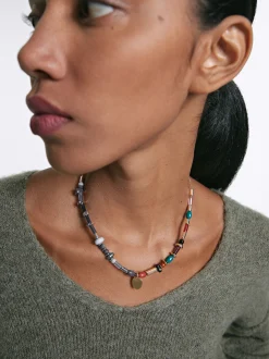 PARFOIS Collar Multicolor Con Resina Multicor Shop