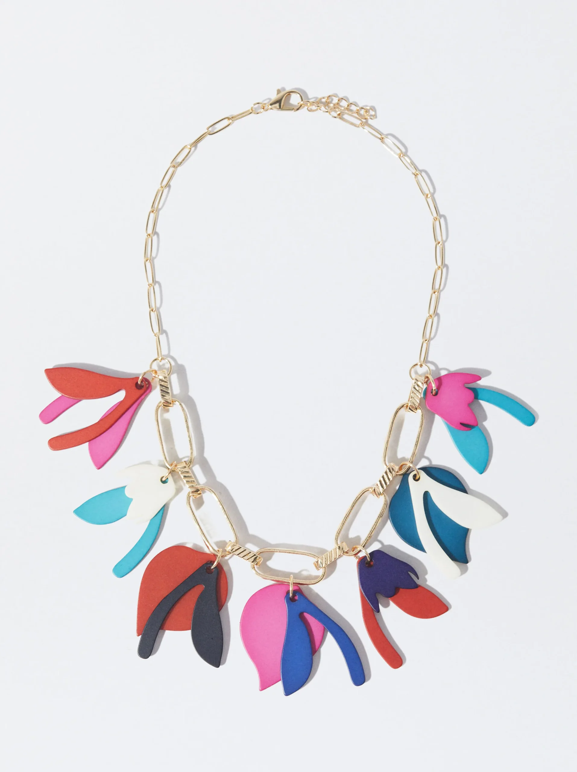 PARFOIS Collar Multicolor Con Resina Multicor New