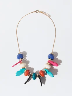 PARFOIS Collar Multicolor De Resina Multicor Sale