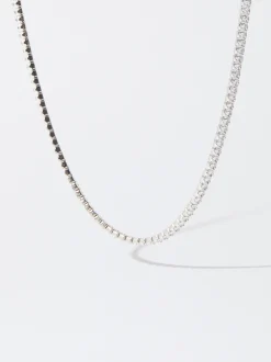PARFOIS Collar Personalizable Plata 925 Con Circonitas Plateado Store