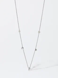 PARFOIS Collar Con Charms Plateado Fashion