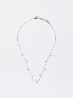 PARFOIS Collar Con Circonitas Plateado Best