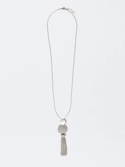PARFOIS Collar Con Colgante Plateado Best Sale