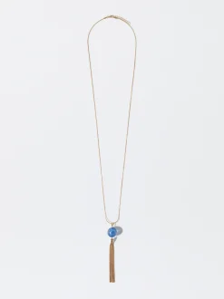 PARFOIS Collar Resina Azul Marino Best Sale