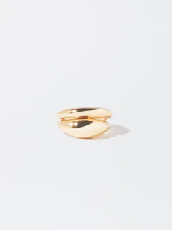 PARFOIS Conjunto Anillos s Dorado Sale
