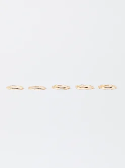 PARFOIS Conjunto Anillos s Dorado Cheap