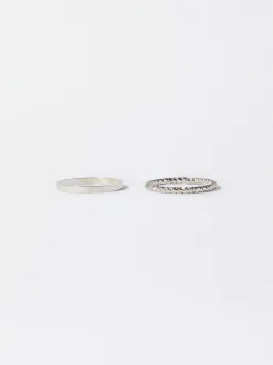 PARFOIS Conjunto Anillos Dorados Plateado Best