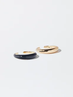 PARFOIS Conjunto De Anillos Ajustables Azul Marino Cheap