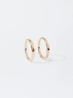 PARFOIS Conjunto De Anillos Con Circonitas Negro Shop