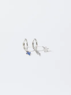PARFOIS Conjunto De Aros Con Charms Multicor Store