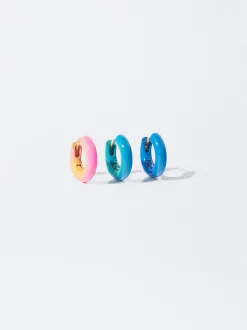 PARFOIS Conjunto De Aros Multicolor Multicor Discount