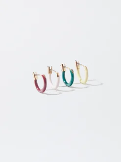 PARFOIS Conjunto De Aros Multicolor Multicor Sale