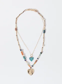 PARFOIS Conjunto De Collares Con Piedra Multicor Shop