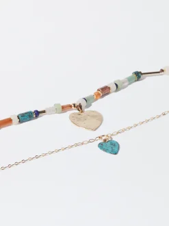 PARFOIS Conjunto De Collares Con Piedra Multicor Shop