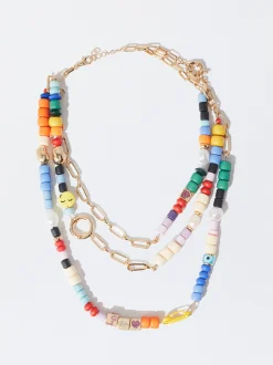 PARFOIS Conjunto De Collares Con Cer&aacute;mica Multicor Best Sale