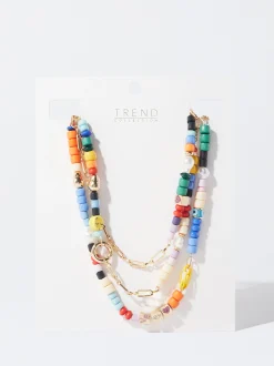 PARFOIS Conjunto De Collares Con Cer&aacute;mica Multicor Best Sale