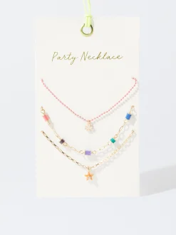 PARFOIS Conjunto De Collares Dorados Con Esmalte Multicor Hot
