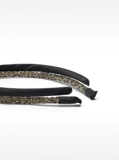 PARFOIS Conjunto De Diademas Finas Negro Cheap