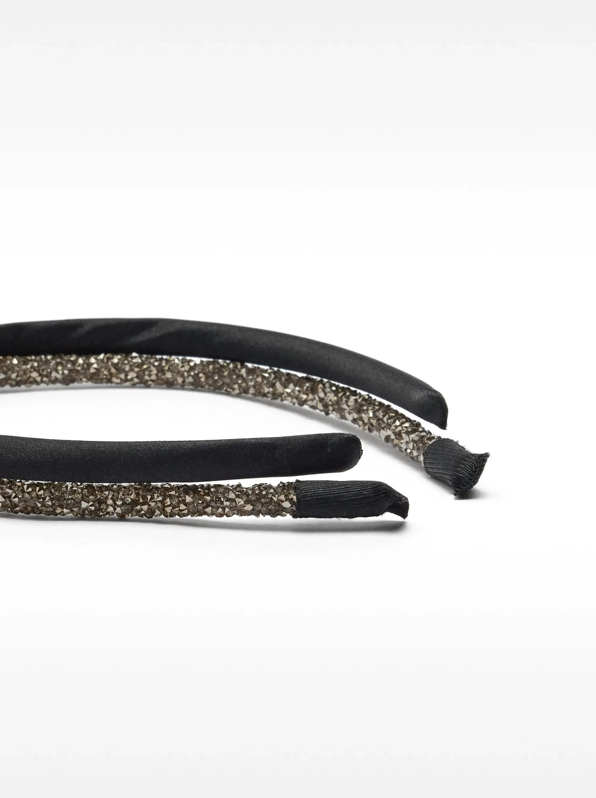 PARFOIS Conjunto De Diademas Finas Negro Cheap
