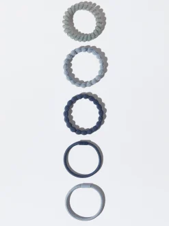 PARFOIS Conjunto De Gomas Para El Pelo Azul Best