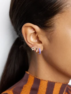 PARFOIS Conjunto De Pendientes Con Circonitas Multicor Best