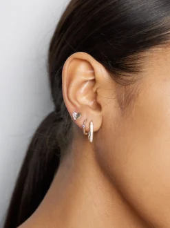PARFOIS Conjunto De Pendientes Con Circonitas Multicor Hot