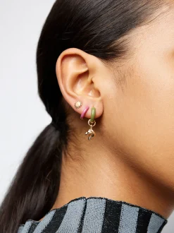 PARFOIS Conjunto De Pendientes Esmaltados Multicor Best Sale