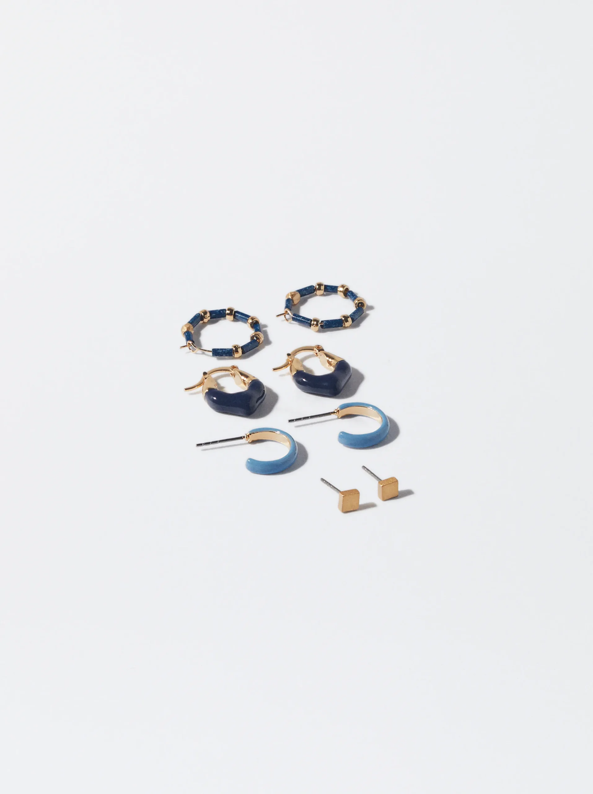 PARFOIS Conjunto De Pendientes Multicolor Multicor Flash Sale
