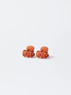 PARFOIS Conjunto De Pinzas De Pelo Naranja Outlet