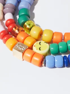 PARFOIS Conjunto De Pulseras Con Resina Multicor Best