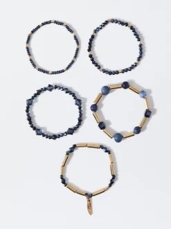 PARFOIS Conjunto De Pulseras El&aacute;sticas Multicor Clearance