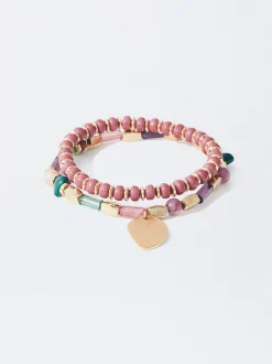 PARFOIS Conjunto De Pulseras El&aacute;sticas Multicor Online