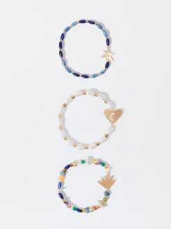 PARFOIS Conjunto De Pulseras Perlas Multicor Online